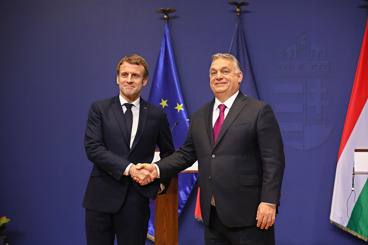 Orbán: Egyetértés van Európa megerősítése kérdésében a francia elnökkel