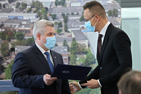 Támogatói okirat   a Videoton Holdingnak