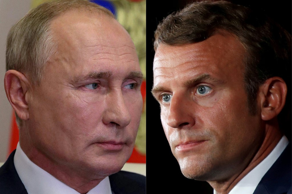Putyin telefonon egyeztetett Macronnal