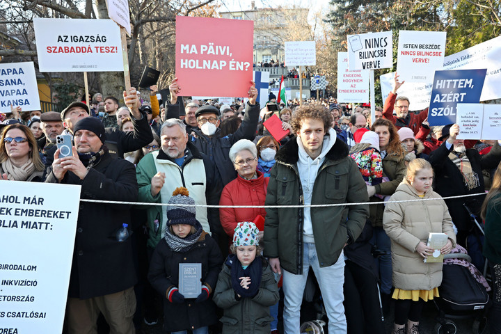 Fotó: MH / Hegedüs Róbert Päivi Räsänen mellett álltak ki Budapesten
