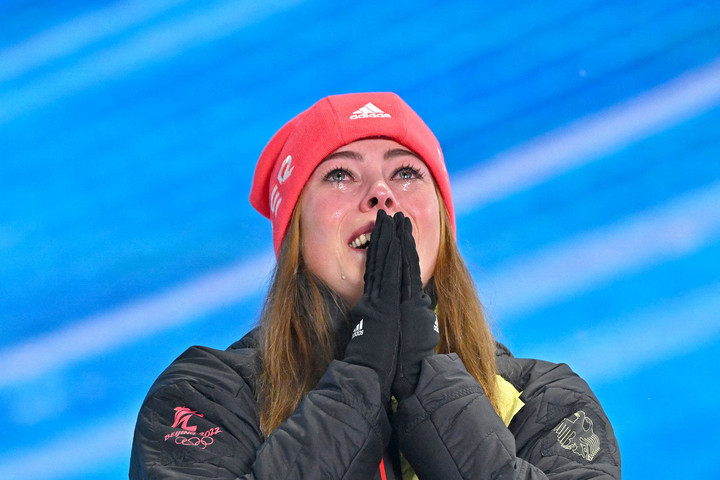 Fotó: AFP/Ben Stansall Kizárt társáért emelt szót a sportszerű bronzérmes