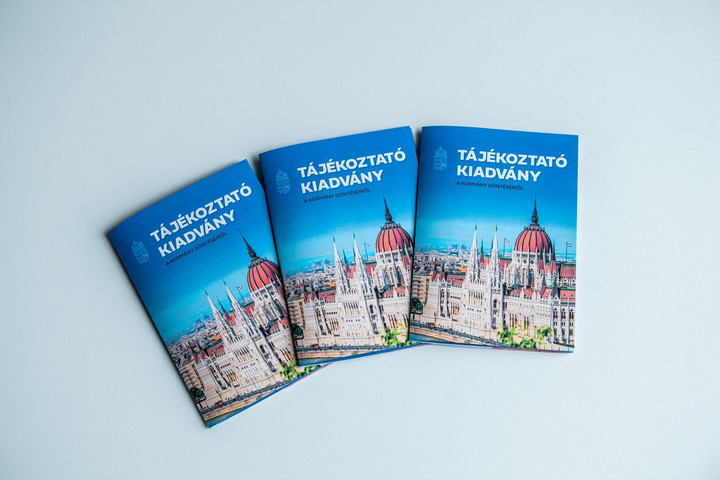 Fotó: kormany.hu Tájékoztató kiadványt ad ki a kormány a döntéseiről