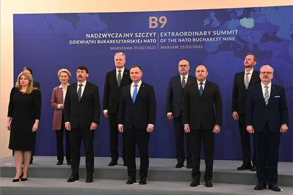 Fotó: MTI/Bruzák Noémi Áder: Magyarország határozottan elítéli az Ukrajna elleni orosz támadást