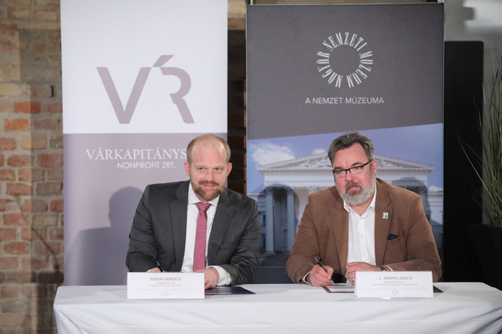 Fotó: MH/Hegedüs Róbert Együttműködési megállapodást kötött a Nemzeti Múzeum és a Várkapitányság