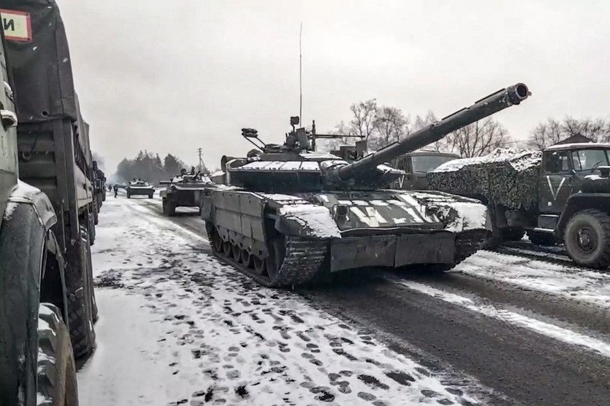 Orosz hadi járművek Ukrajnában