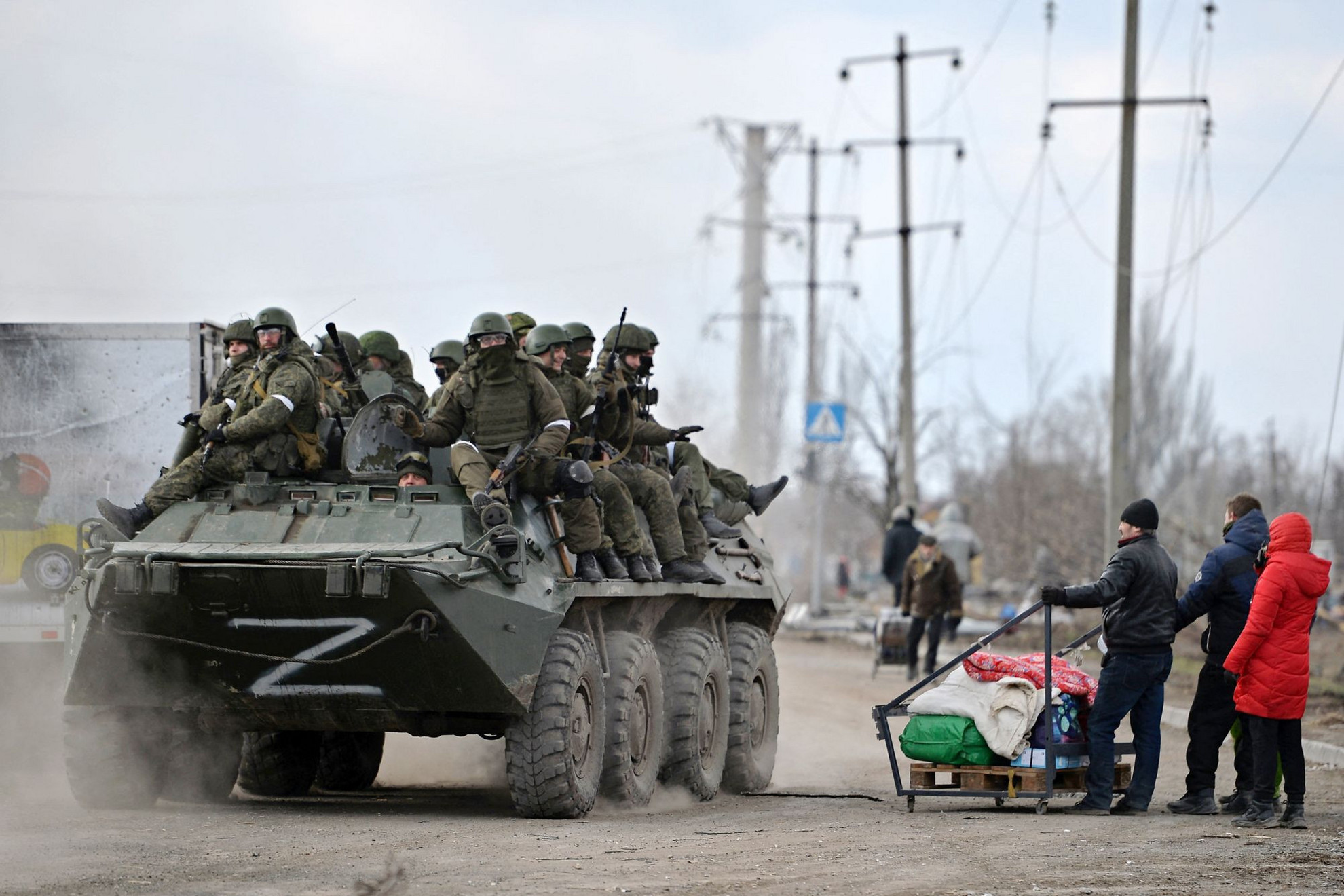 Orosz harckocsi Ukrajnában – nem enyhült a helyzet
