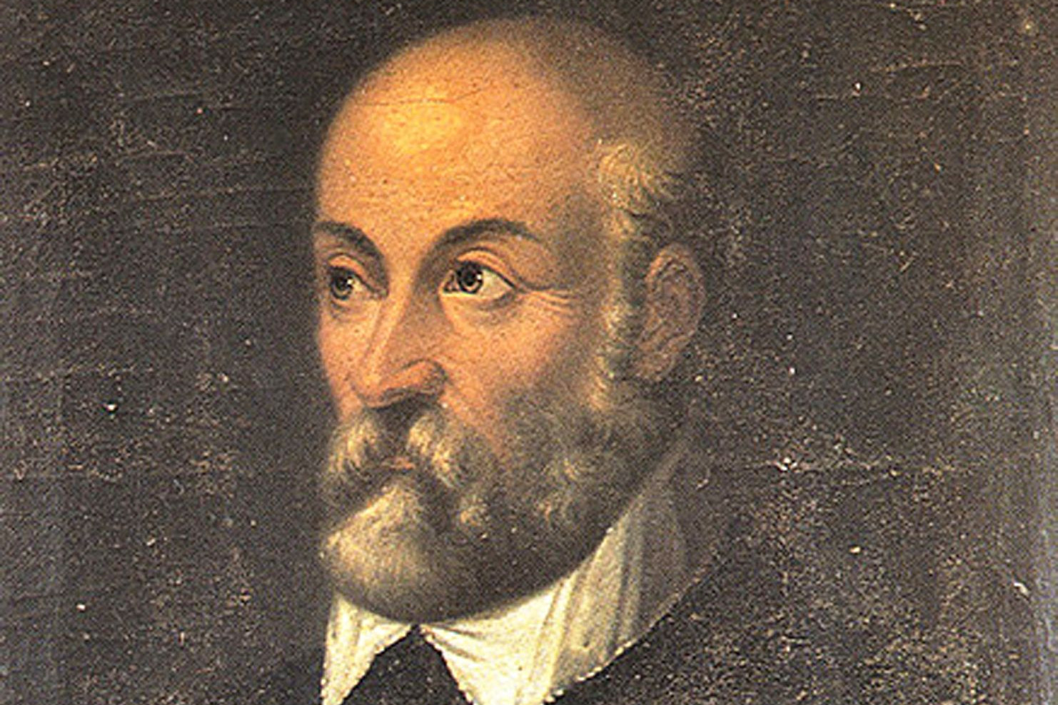Fotó: Wikipedia Alessandro Maganza (1556–1630)olasz festő portréja a mesterről