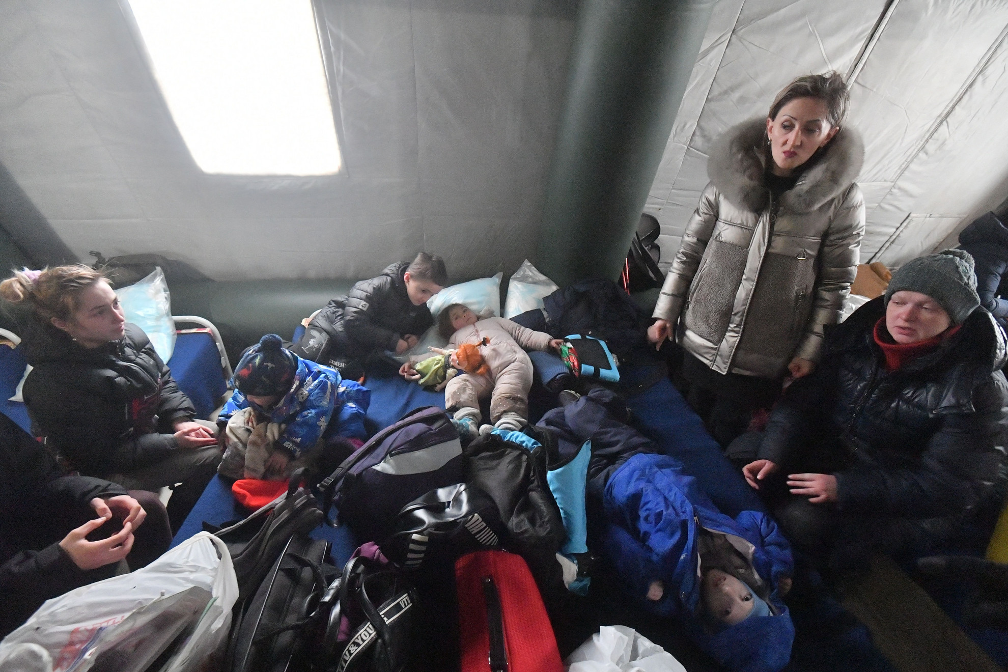 Mariupoli menekültek a Donbaszban