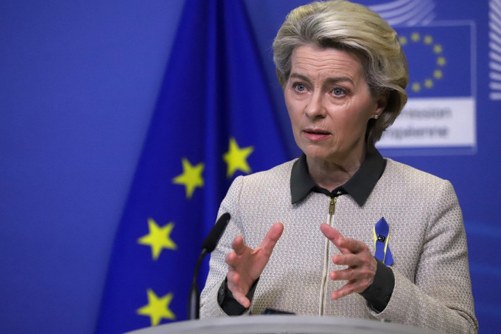 Fotó: AFP/Anadolu/Valeria Mongelli Von der Leyen: Több mint tízmilliárd euró gyűlt össze Ukrajna támogatására