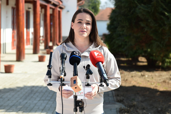 Fotó: MTI/Balázs Attila Novák Katalin: Magyarország szíve most a magyar-ukrán határ mentén dobog