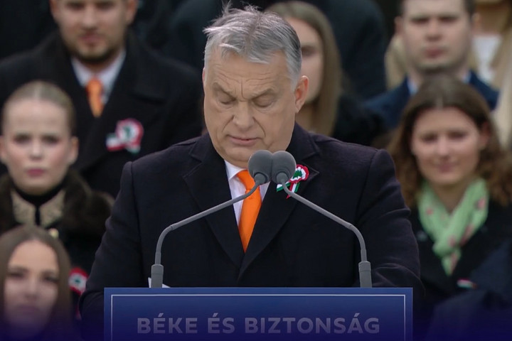 Fotó: Facebook / Orbán Viktor Orbán: Gyenge nép nem kap békét