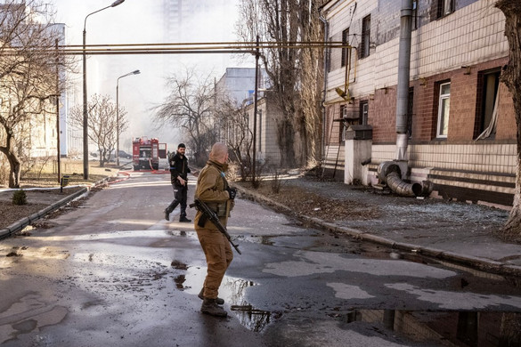 Megint lövedékek  csapódtak be Kijevben