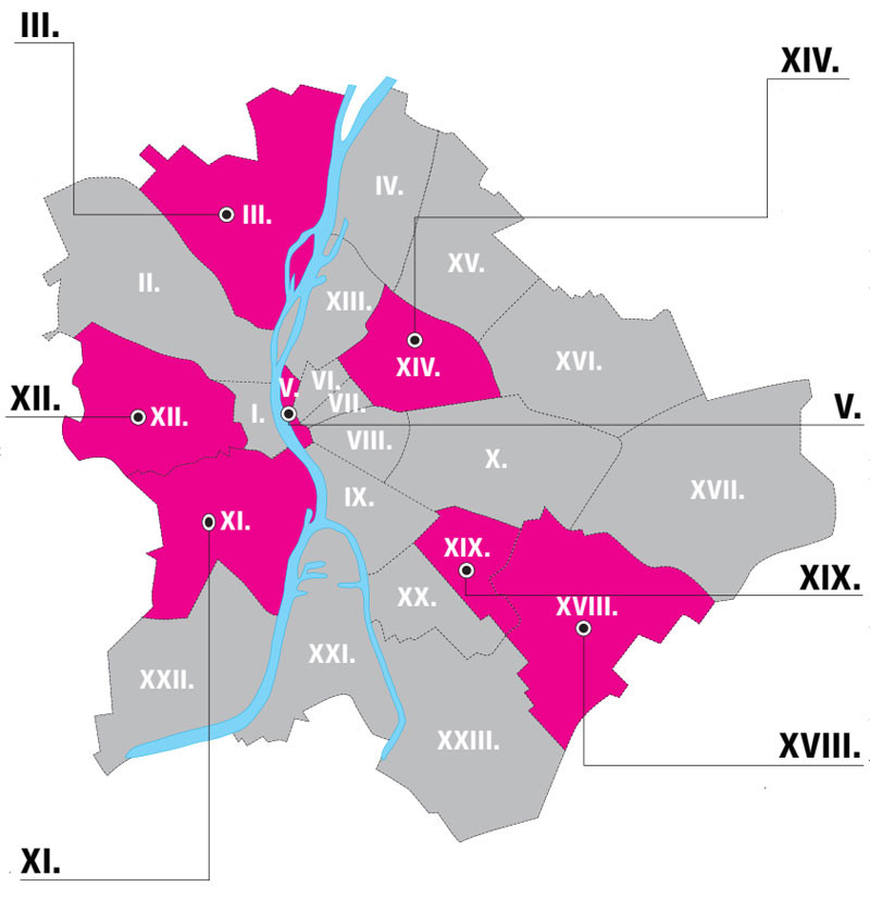 Budapest-térkép