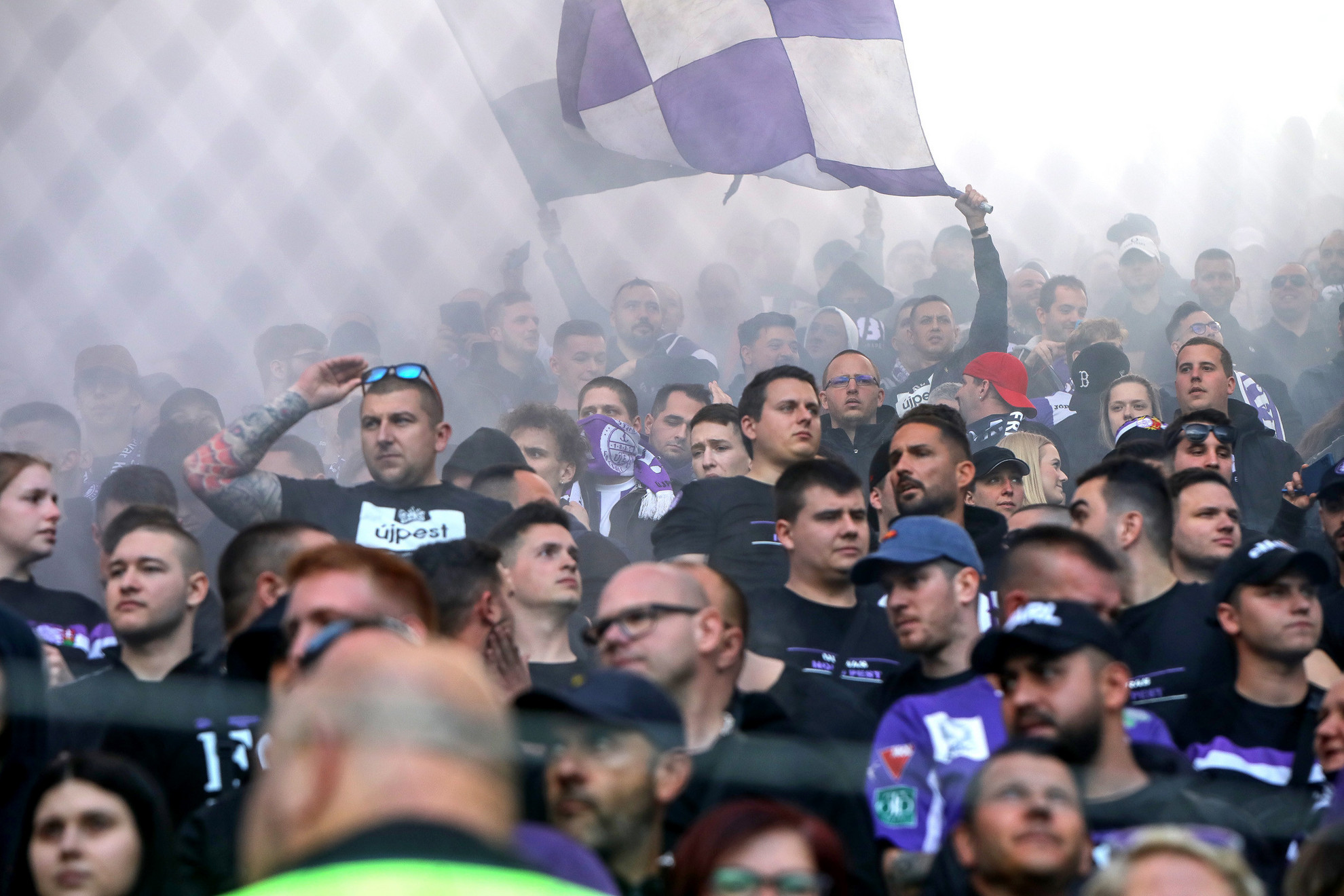 Fotó: MH/Hegedüs Róbert Csalódottak a szurkolók - kitartott az Újpest rossz sorozata a Fradi ellen