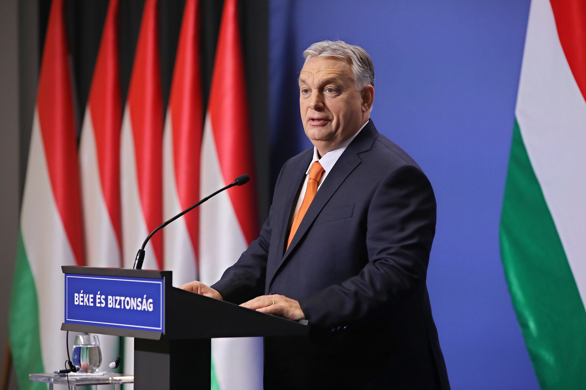 Orbán Viktor miniszterelnök nemzetközi sajtótájékoztatót tartott szerdán