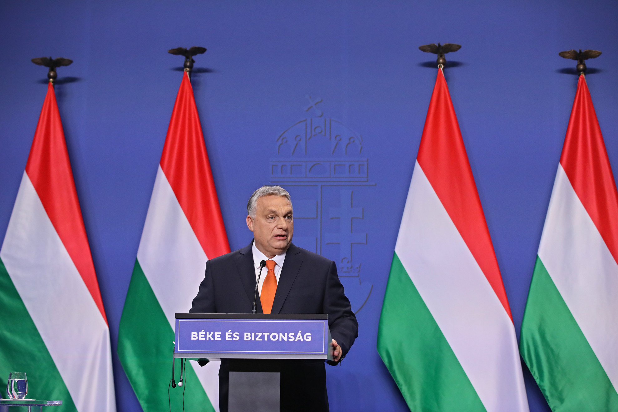 Orbán Viktor miniszterelnök nemzetközi sajtótájékoztatót tartott szerdán