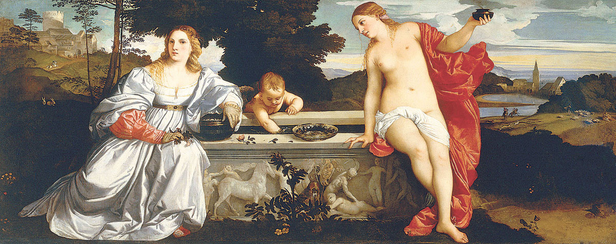 Az égi és földi szerelem Ficino tanítása szerint jelenik meg a kor művészetében