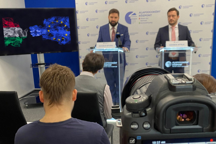 Fotó: Facebook/Alapjogokért Központ Hátba szúrta hazánkat az Európai Bizottság