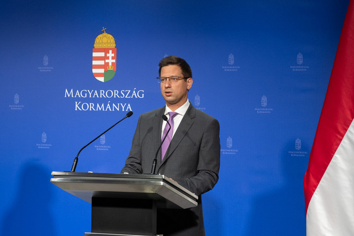 Fotó: MH/Katona László Gulyás Gergely: Magyarország továbbra is mindent megtesz a béke helyreállításáért