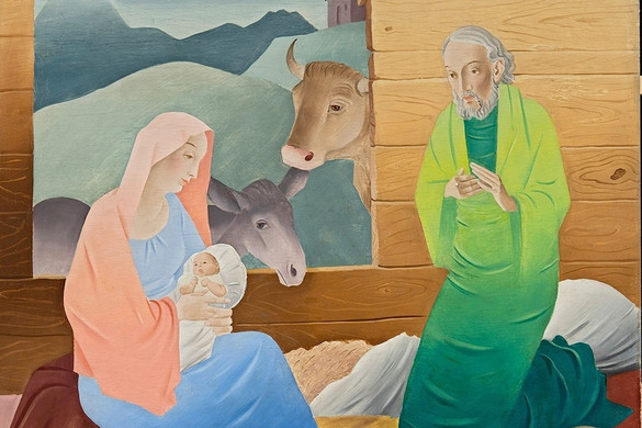 Újabb Molnár-C. Pál-festmény a belvárosi plébániatemplomban