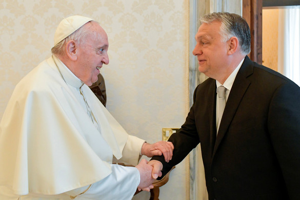 Orbán Viktor: Arra kértem Ferenc pápát, hogy támogassa a béke érdekében tett erőfeszítéseinket
