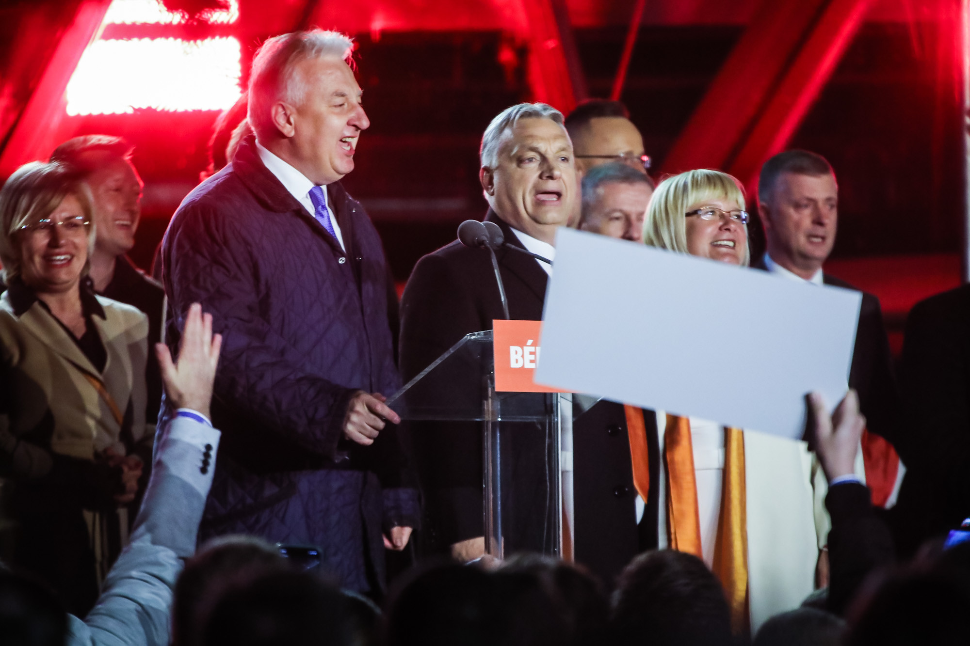 Orbán Választási eredményváró