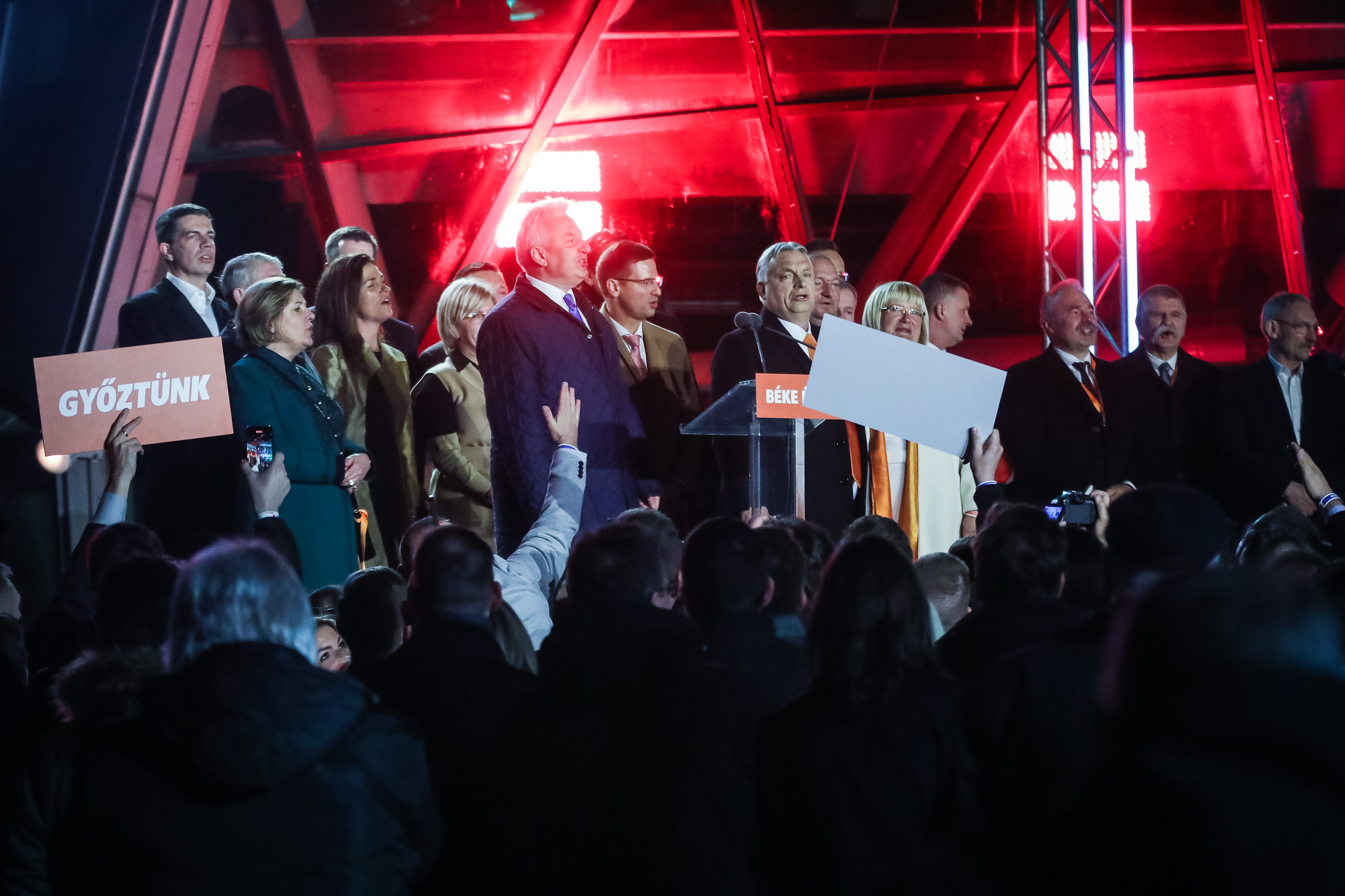 Orbán Választási eredményváró