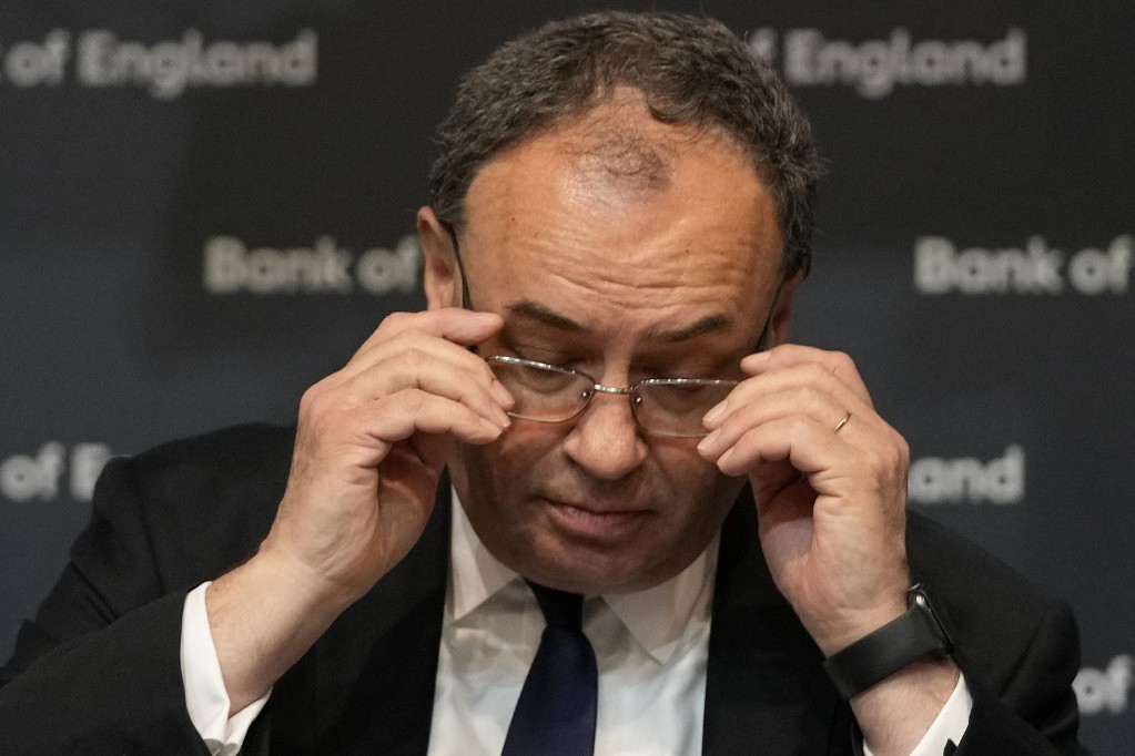 Fotó: Frank Augstein / POOL / AFP Andrew Bailey, a brit jegybank kormányzója