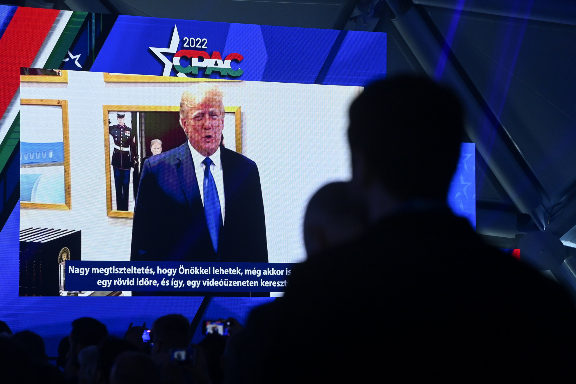 A volt amerikai elnök videóüzenete a Conservative Political Action Conference (CPAC) Hungary elnevezésű, kétnapos konzervatív politikai fórum második napján.
