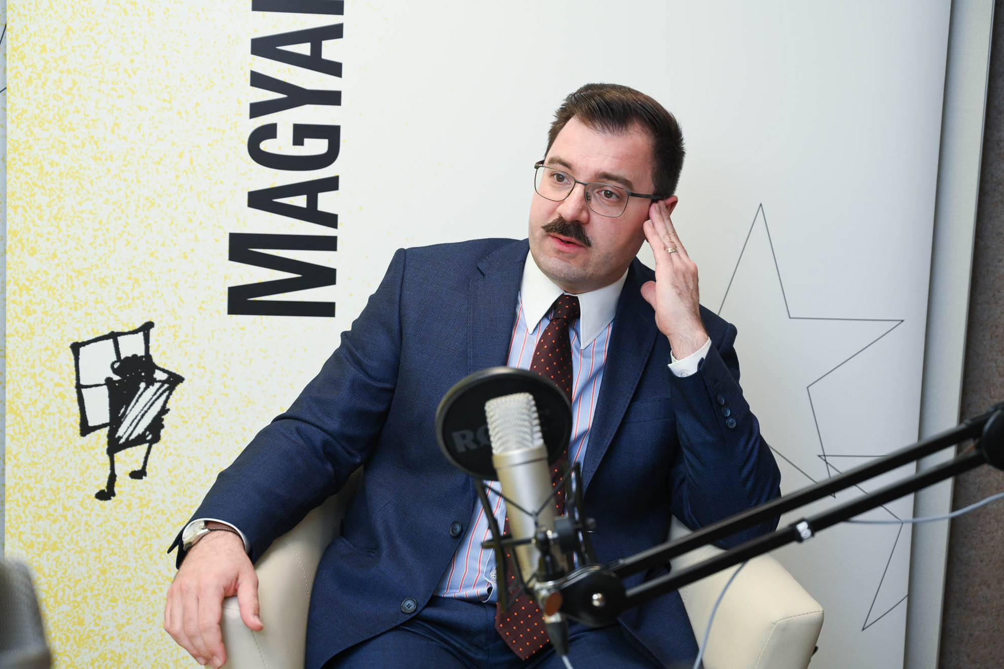 Szánthó Miklós, az Alapjogokért Központ igazgatója a Faktum adásának felvételén