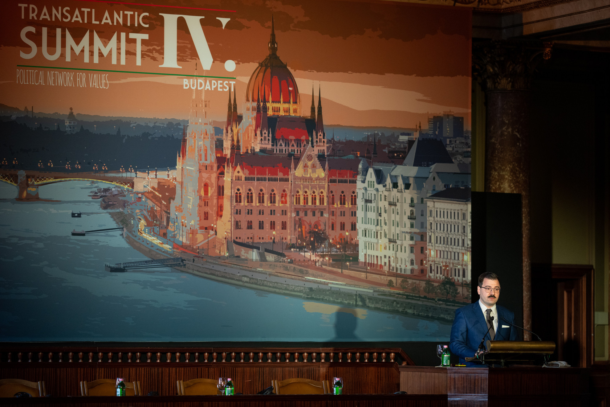 Szánthó Miklós részvételével zajlott a Political Network of Values IV. Transatlantic Summit elnevezésű budapesti konferenciájának 2. napja