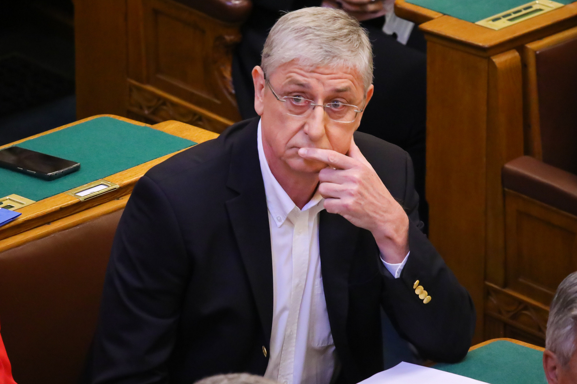 Gyurcsány Ferenc, a DK elnöke, bukott miniszterelnök az Országgyűlésben
