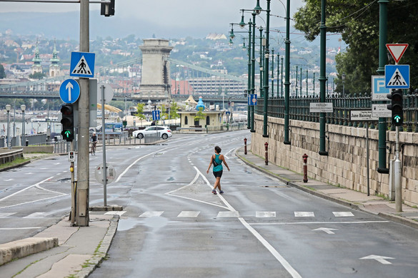 Hétvégén ismét autómentes lesz a pesti alsó rakpart egy szakasza