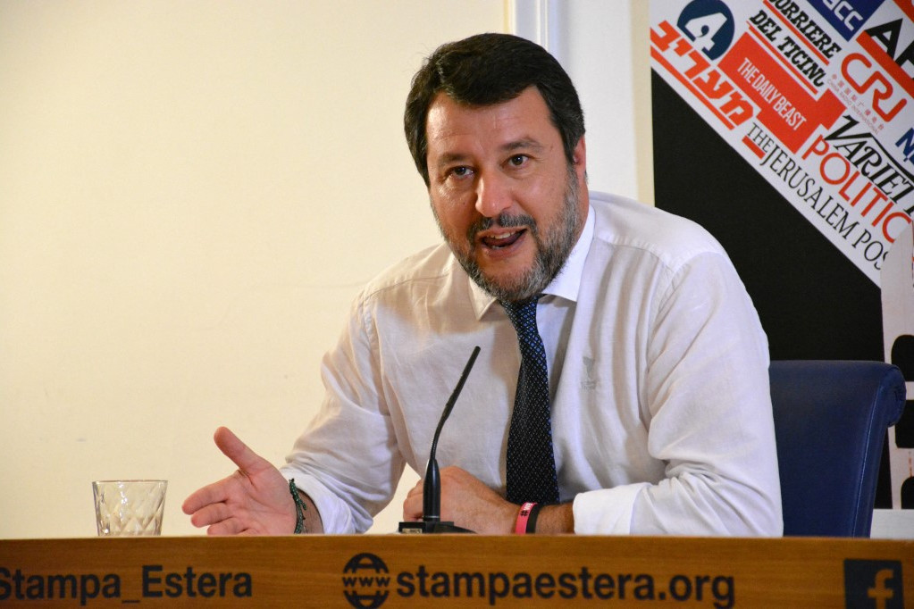 Matteo Salvini, az olasz Liga vezetője