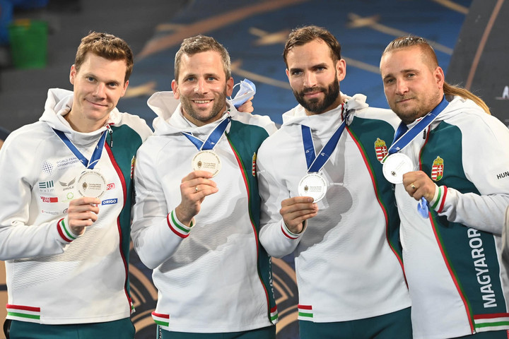 Ezüstérmes a magyar férfi kardcsapat a vívó-világbajnokságon