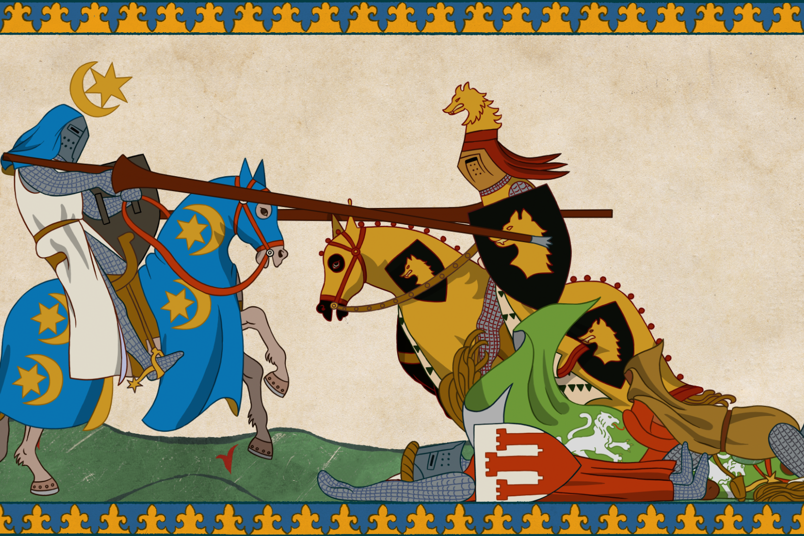 Megelevenedik a középkori lovagvilág a képkockákon
