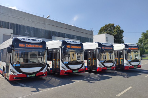 Már kilenc új Ikarus elektromos busz szállít utasokat Székesfehérváron