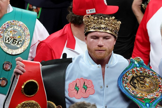 Fotó: AFP/Ethan Miller Tripla bokszpárbajban: Álvarez–Golovkin 7–1