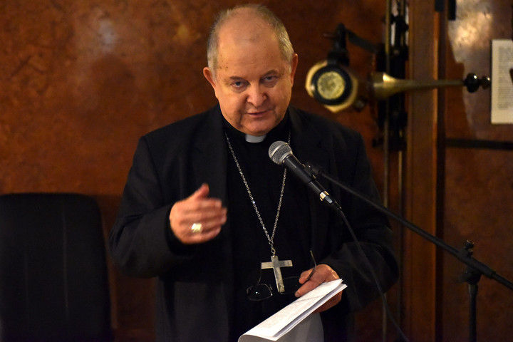 Fotó: MH archív/Velkei Tamás Bábel Balázs kalocsa-kecskeméti érsek kapta idén a Hit pajzsa díjat