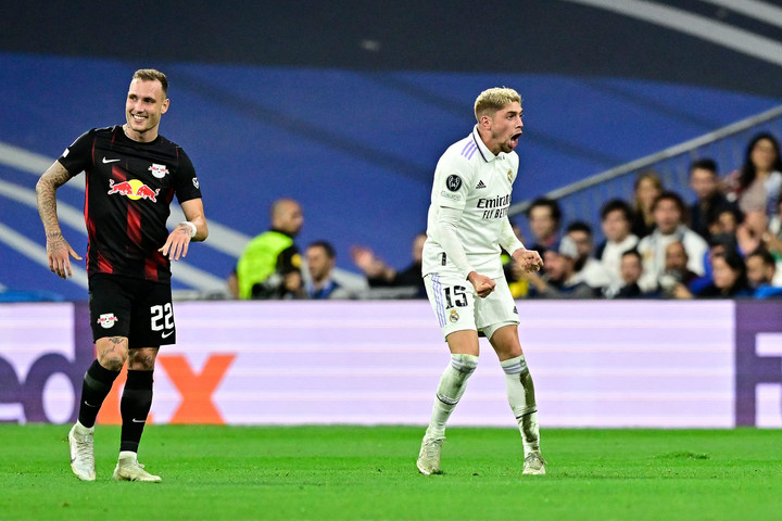 Fotó: AFP/Javier Soriano A hajrában elvérzett az RB Leipzig a Bernabéuban