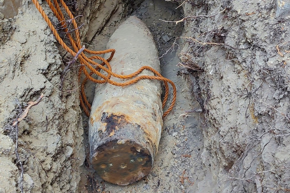 Második világháborús betonromboló gránátot találtak a II. kerületben