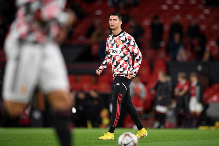 Fotó: AFP/Oli Scarff Sértődötten, korán távozott Cristiano Ronaldo
