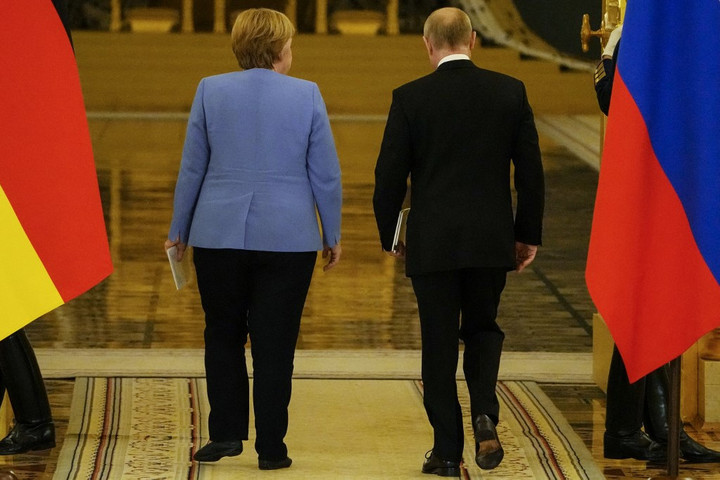 Fotó: Alexander Zemlianichenko / POOL / AFP Ellentmondásos dokumentum látott napvilágot a német energiafüggőségről