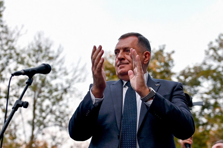 Fotó: AFP/Elvis Barukcic Milorad Dodik lett a boszniai Szerb Köztársaság elnöke a végleges eredmények szerint