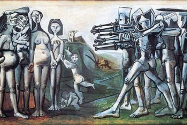 Fotó: Wikipedia Picasso egyik festményére ragasztották a tenyerüket klímaaktivisták Melbourne-ben