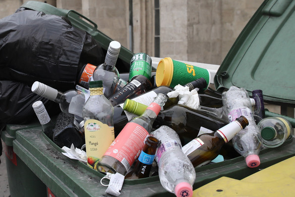 A begyűjtött hulladék jelentős részét a vegyes hulladék adja