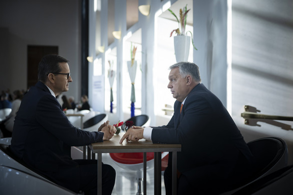 EU-csúcs: Orbán Viktor–Mateusz Morawiecki találkozó volt Prágában