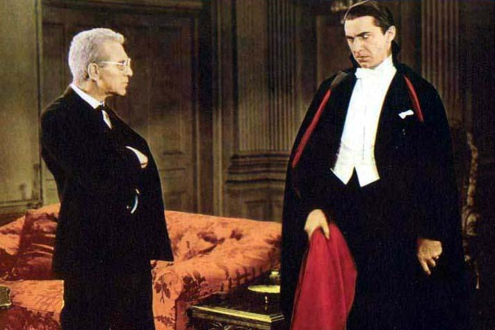 A vámpír szerepében Lugosi Béla. Jelenet az 1931-es Drakula című filmből