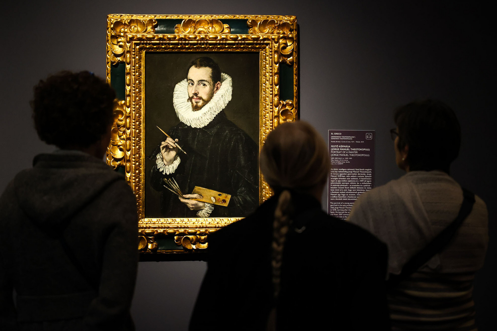 El Greco fia mesterségének szerszámaival