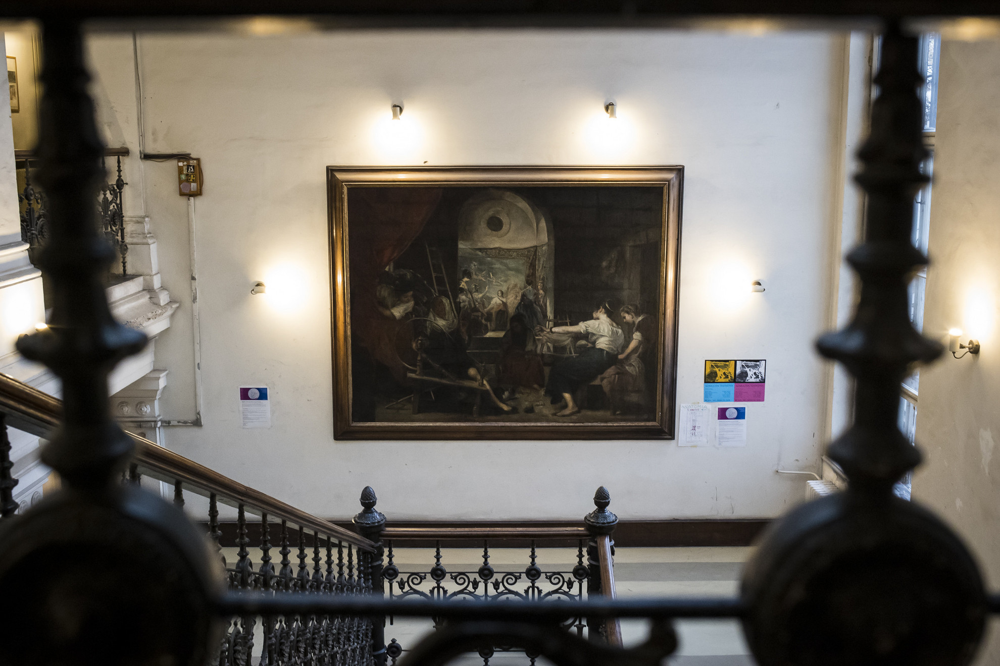 A háborúban cafatokra szakadt, de a restaurátorok által összerakott Velazquez-másolat
